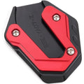 Klares Motorrad-Seitenstaender-Auflage aus Aluminium fuer den Bueroalltag